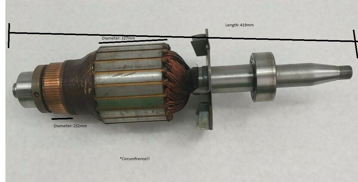 Motor Armature 419mm 327mm 232mm