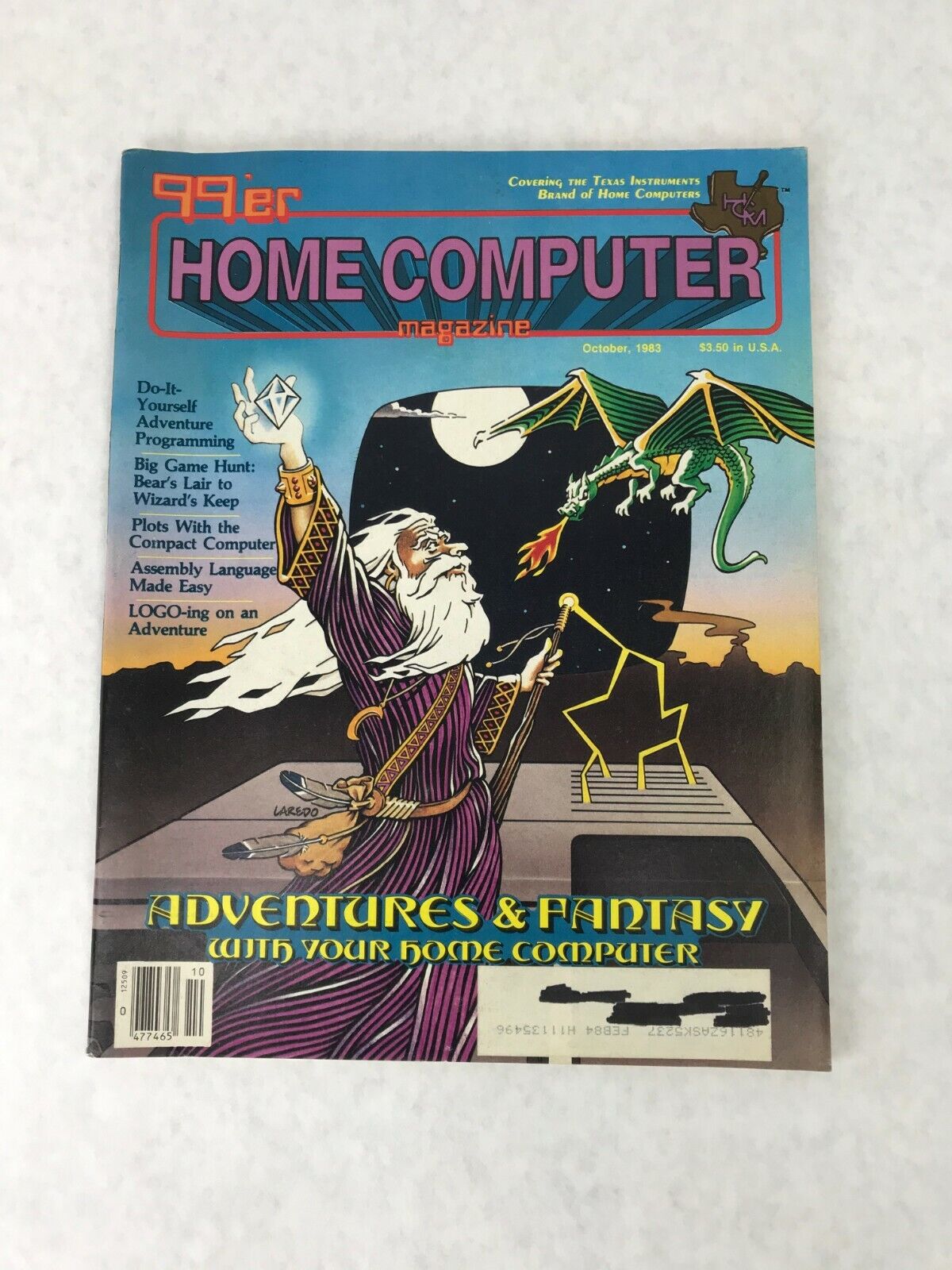 Vintage 1983 TI-99/4A "99'er Home Computer" Magazine: Adventures & Fantasy