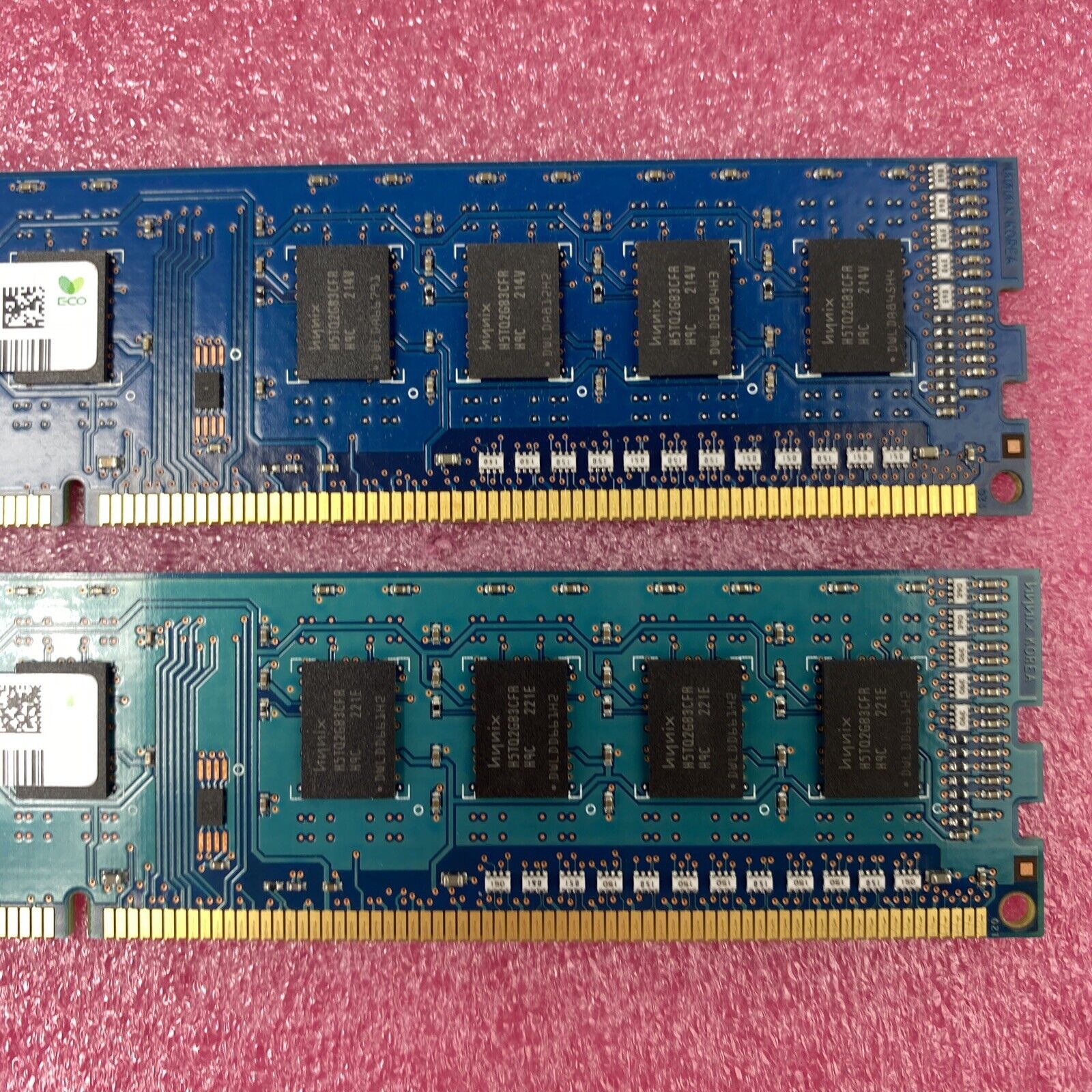 Lot of ( 2 ) 2GB Hynix HMT325U6CFR8C-H9 10600U Desktop RAM DDR3 1RX8