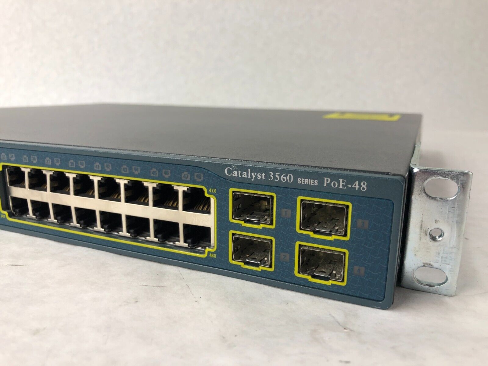 Cisco Catalyst WS-C3560-48PS-S 48-Port PoE Managed Ethernet Network Switch