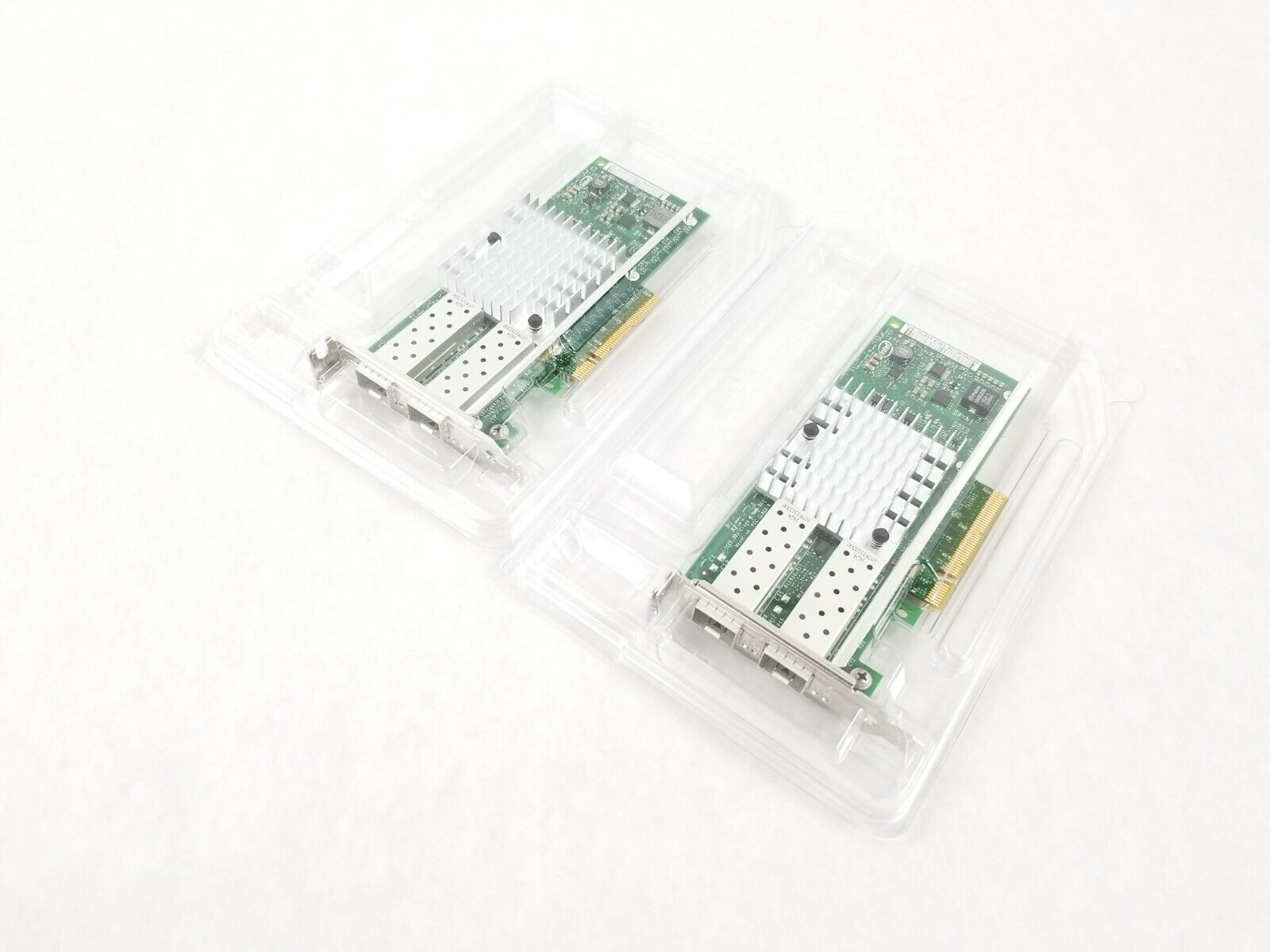 Lot of (2) Intel X520-DA2 Ethernet Server Adapter 10Gbps Dual Port SFP+ Low Prof