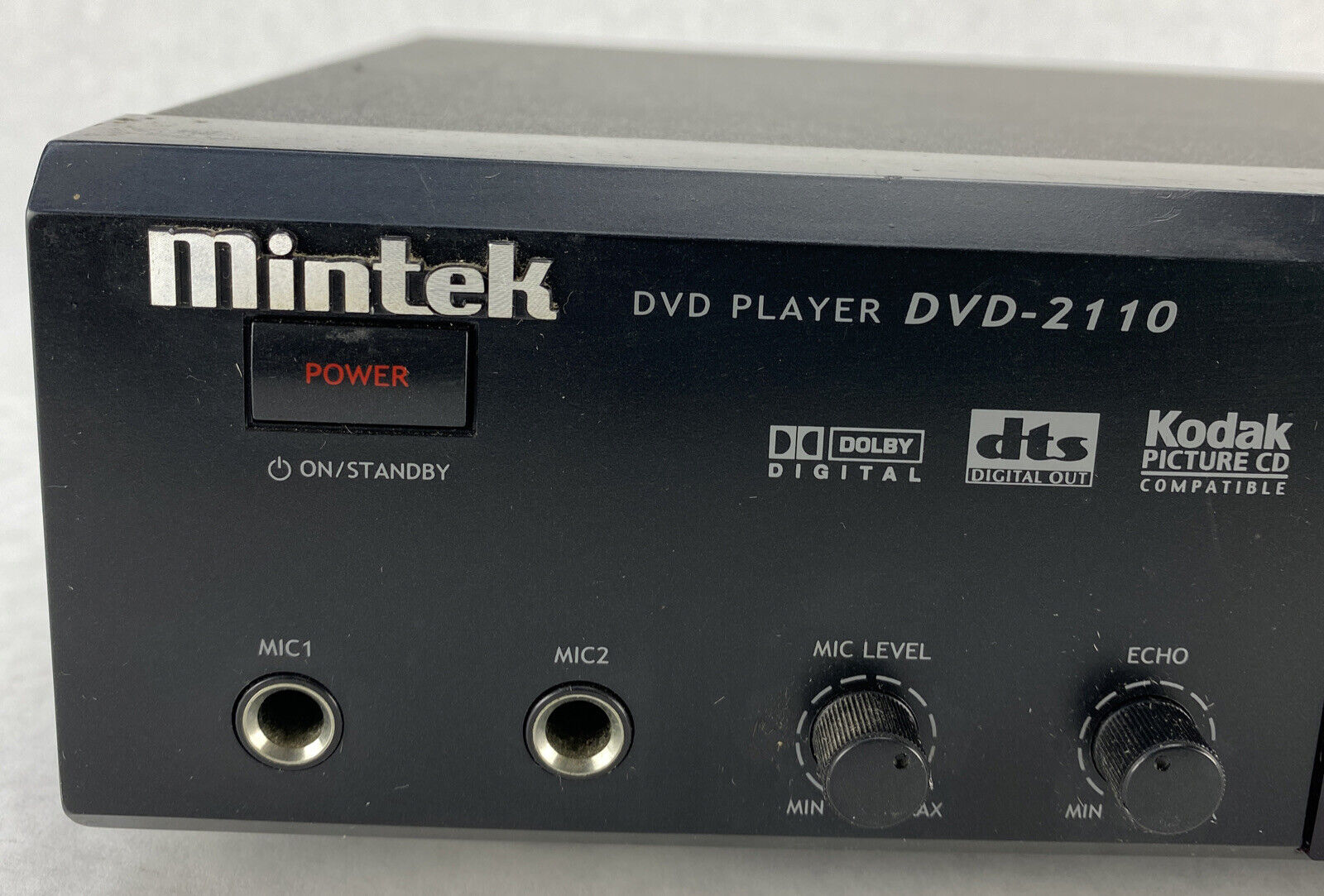 Mintek DVD-2110 DVD CD Player S-Video Component RCA NO REMOTE