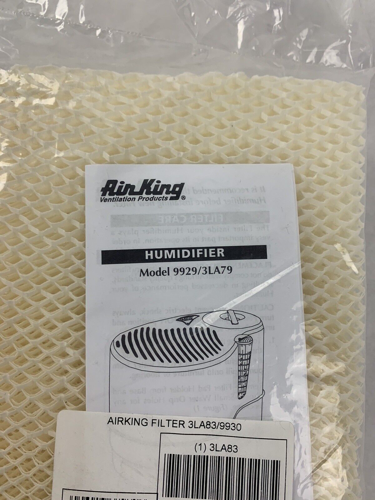 Airking Filter 3LA83/9930 for Airking 9929/3LA79