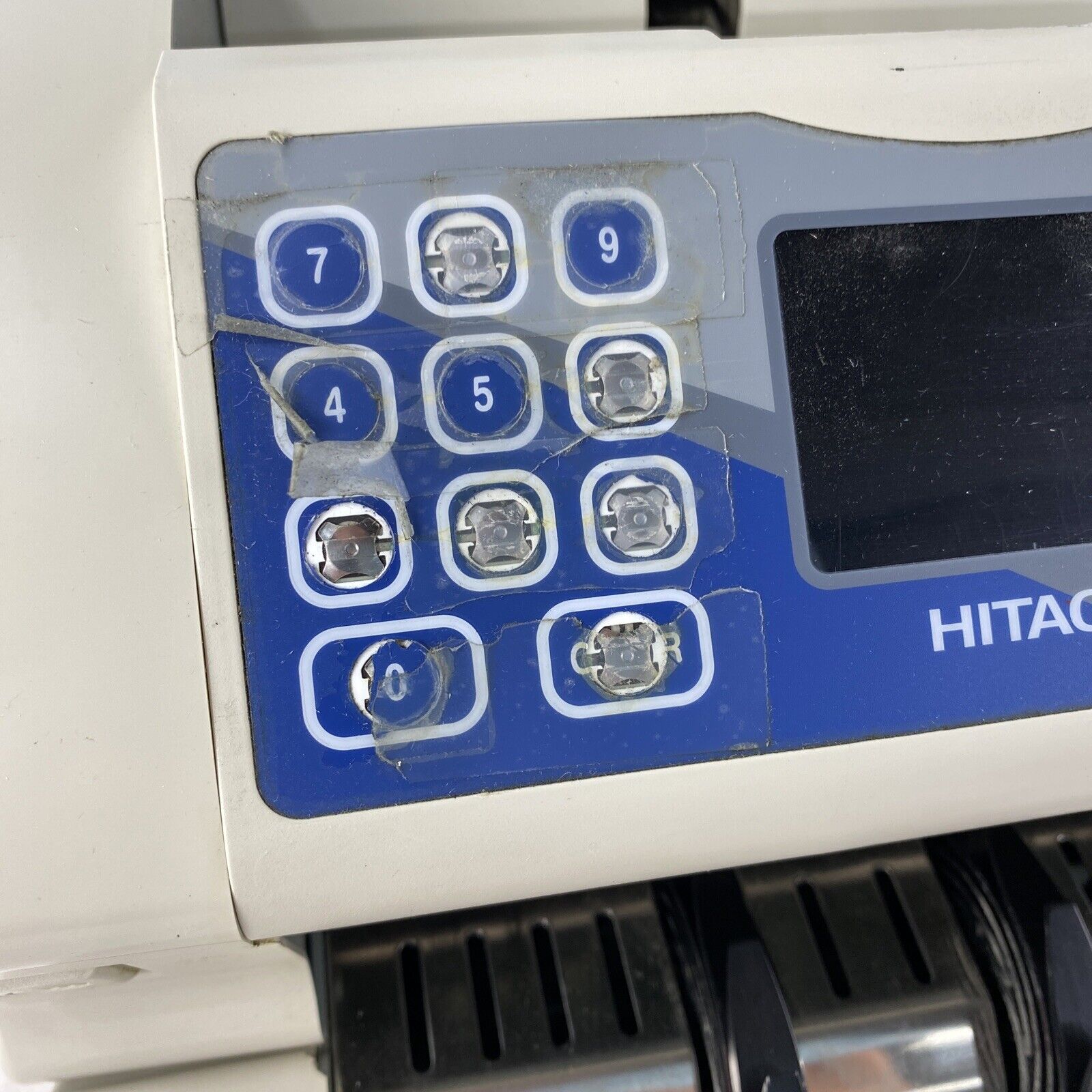 Hitachi iH-100 Currency Discriminator Counter with Counterfeit Detections