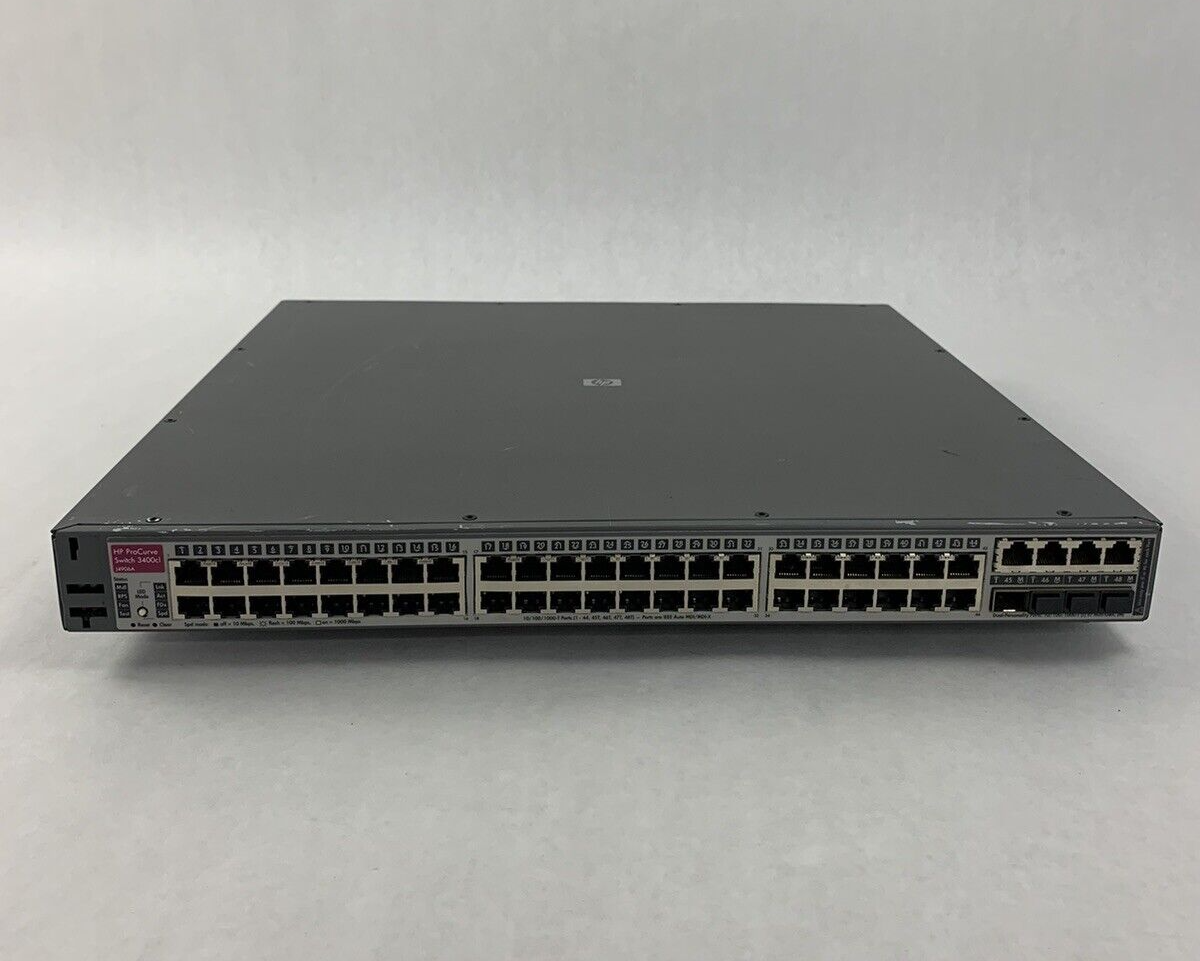 HP ProCurve 3400cl 48-Port Gigabit Managed Ethernet Network Switch J4906A