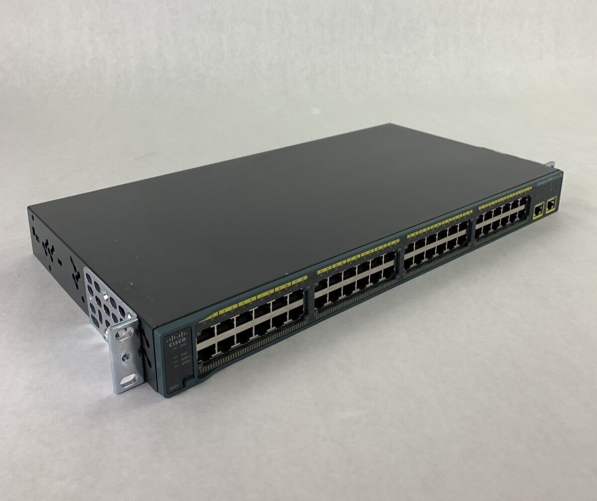 Cisco Catalyst 2960 Series WS-C2960-48TT-S 48 Port Managed Ethernet Switch