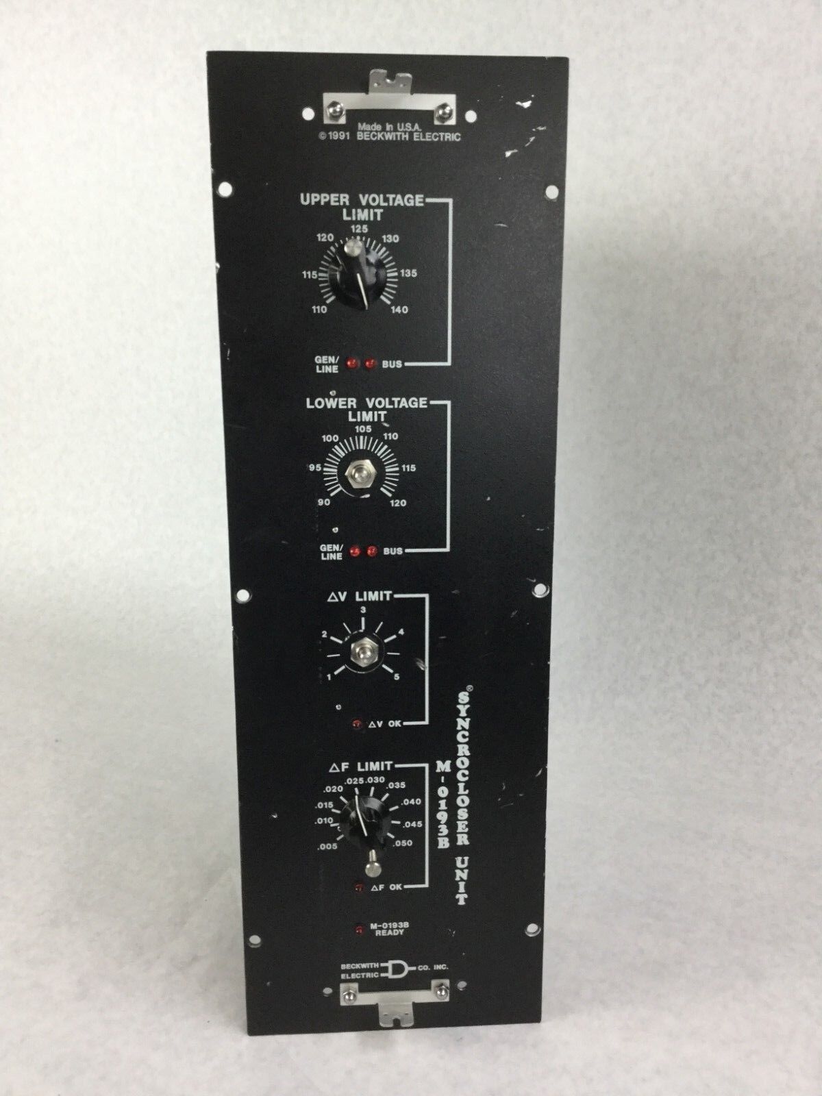 BECKWITH Electric M-0193B Syncrocloser Unit   Untested