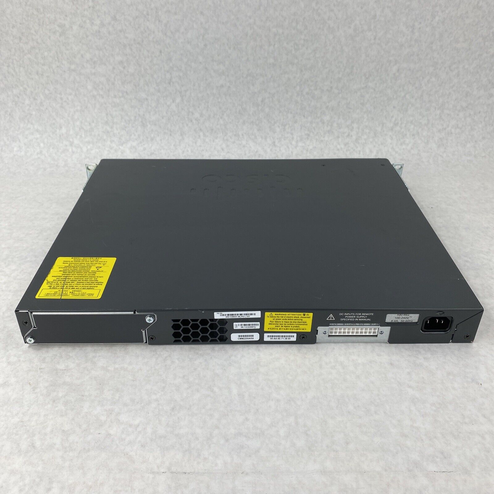 Cisco Catalyst 2960-X Series WS-C2960X-48LPD-L V07 48 Port Gigabit Switch