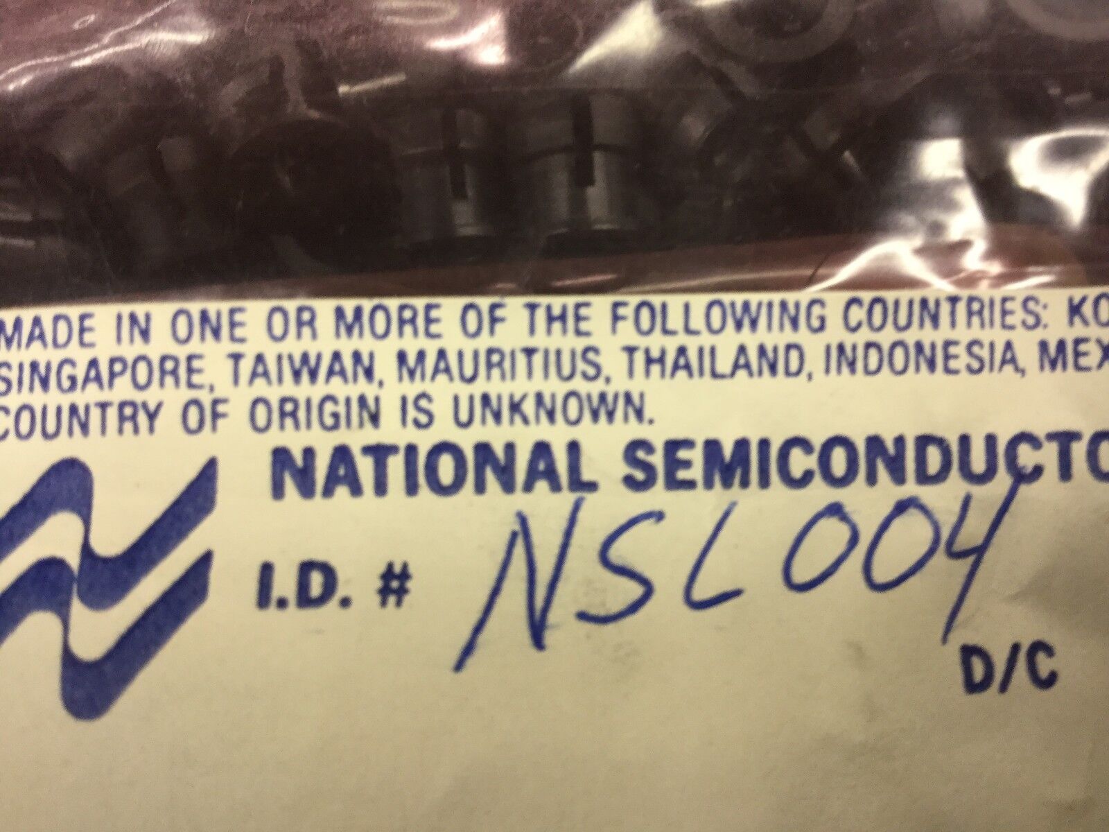 National Semiconductor NSL004 (Lot of 400)