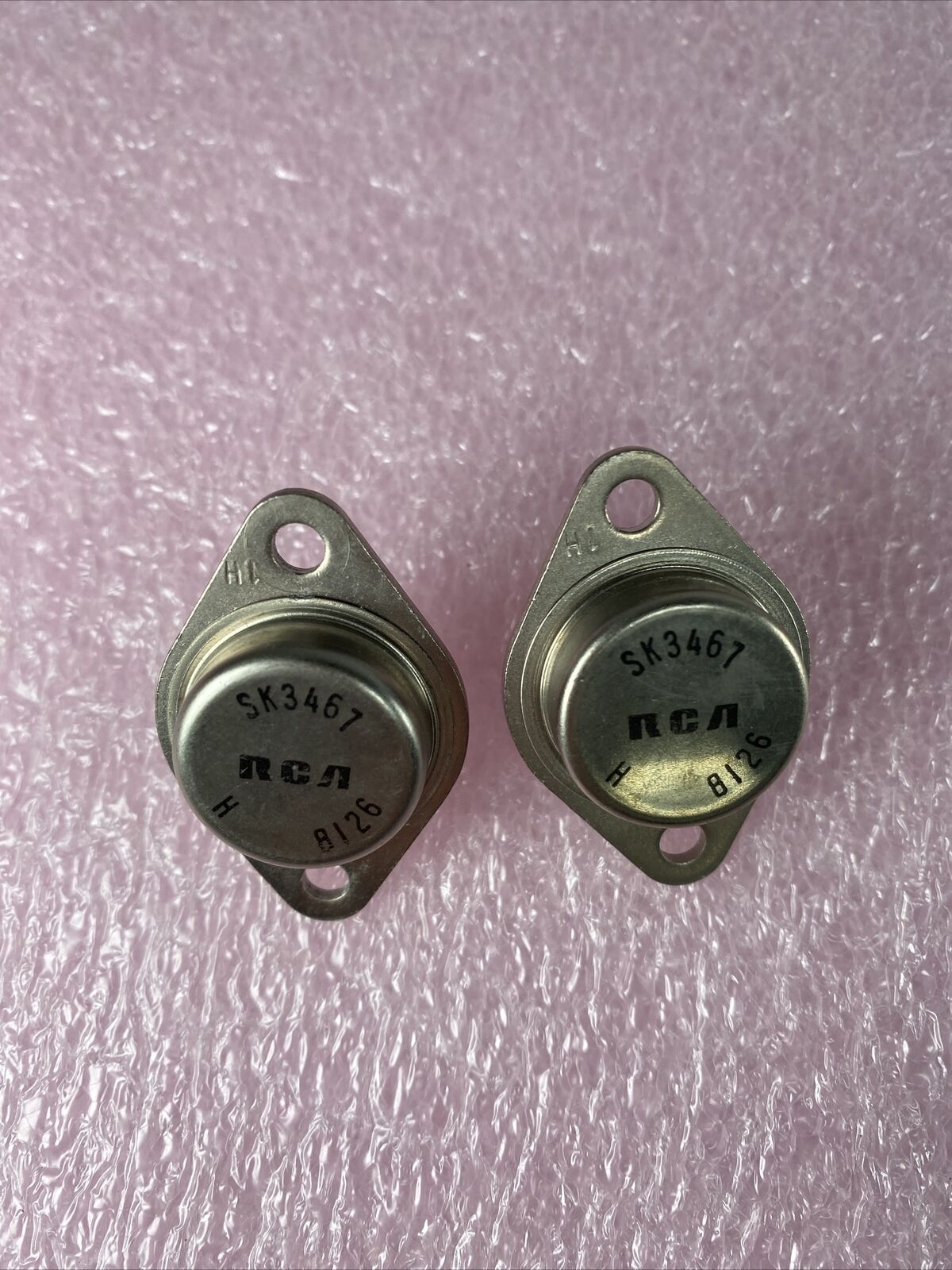 Lot of ( 2 ) RCA SK3467 NPN Transistor H 8126