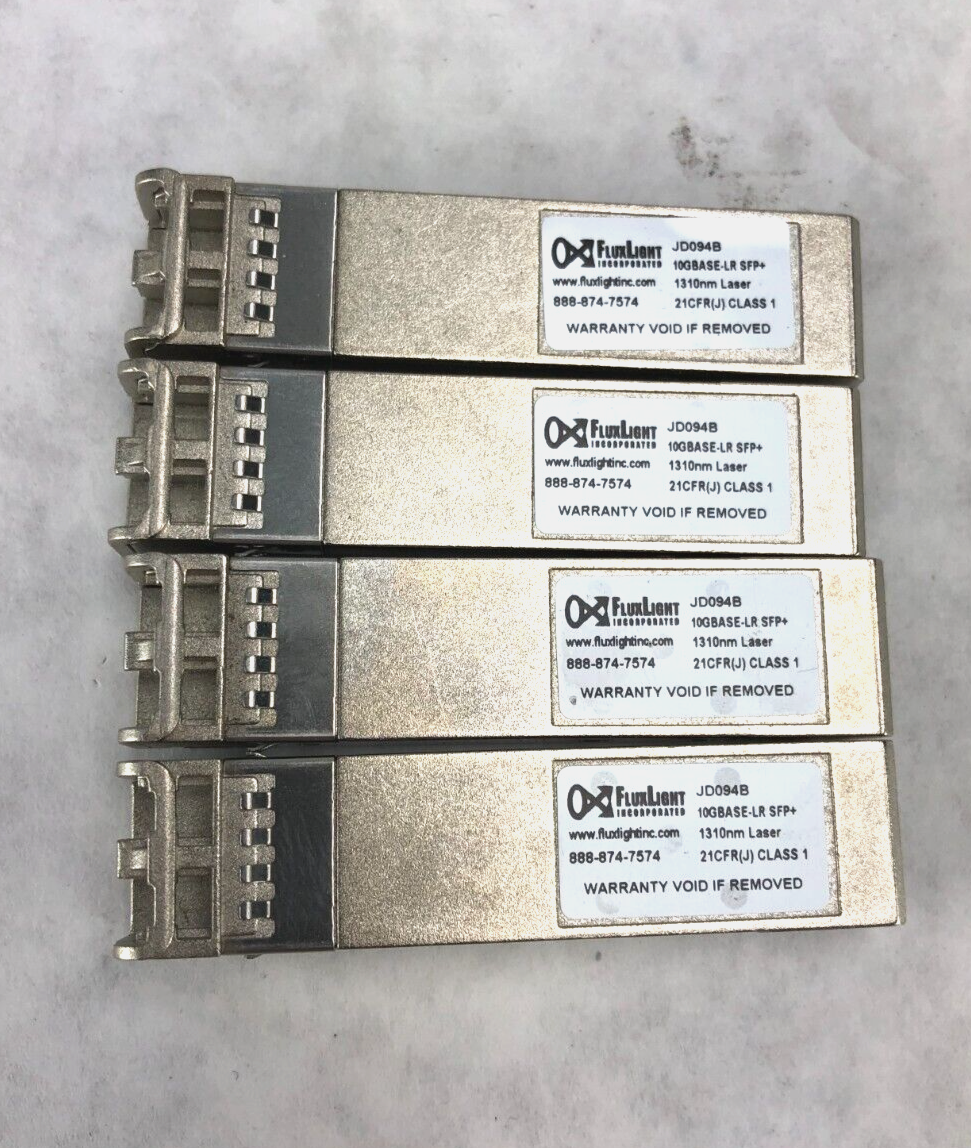 Lot of 4 10G JD094B 10G SFP+ LR Transceiver