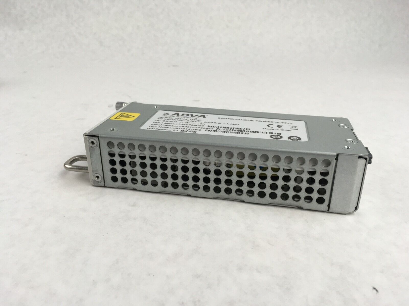 ADVA PSU-AC I-TEMP Switch Mode Power Supply 1040904050 Optical Networking