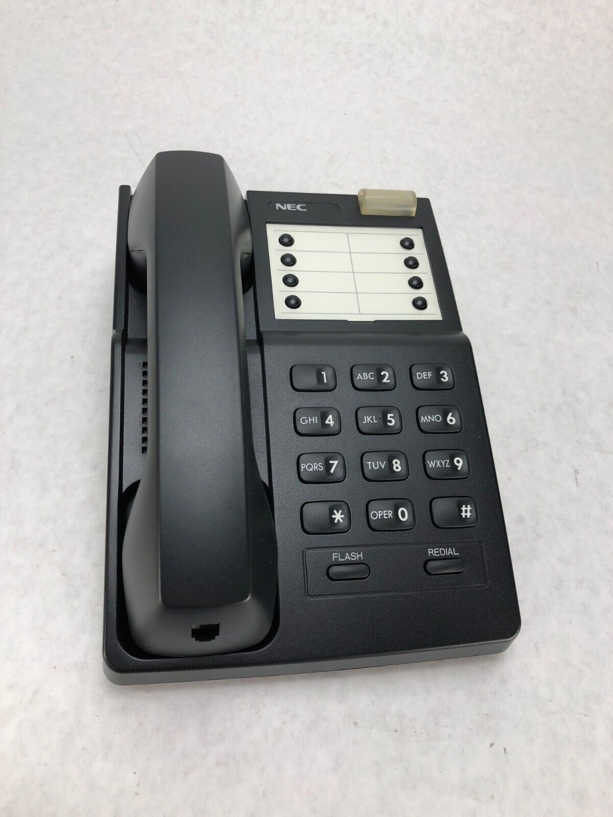 New NEC 770087 DTP-1HM-2 Black Single Line Hotel Motel Phone