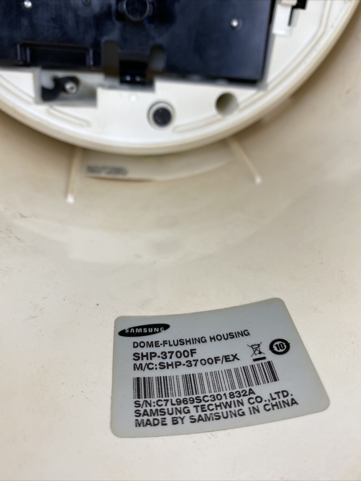 Hanwha SCP-2270N Digital Color PTZ Camera in SHP-3701F Dome-Flushing Housing