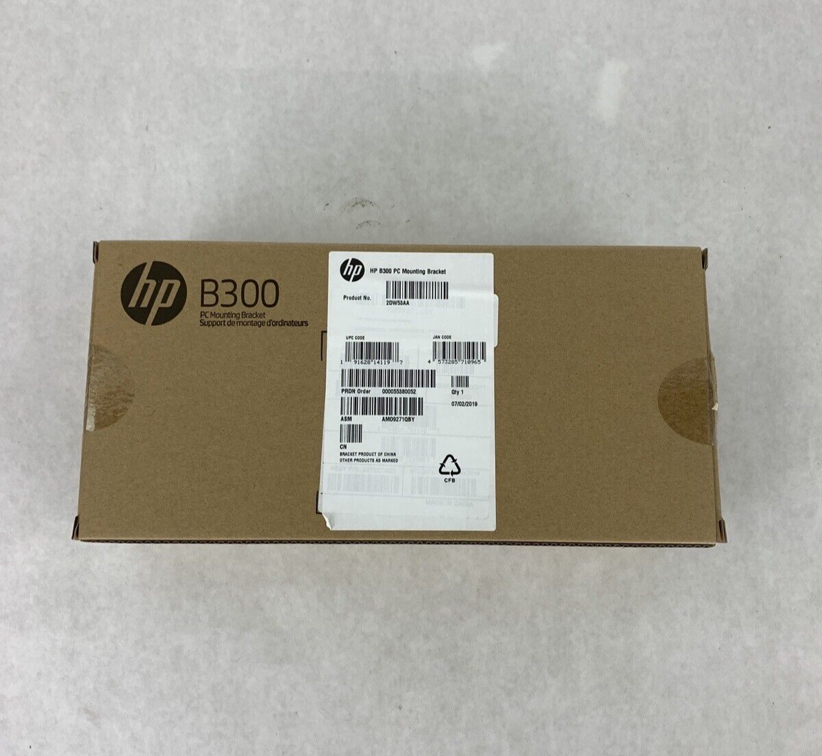 New OEM HP B300pc Mounting Bracket 2DW53AA