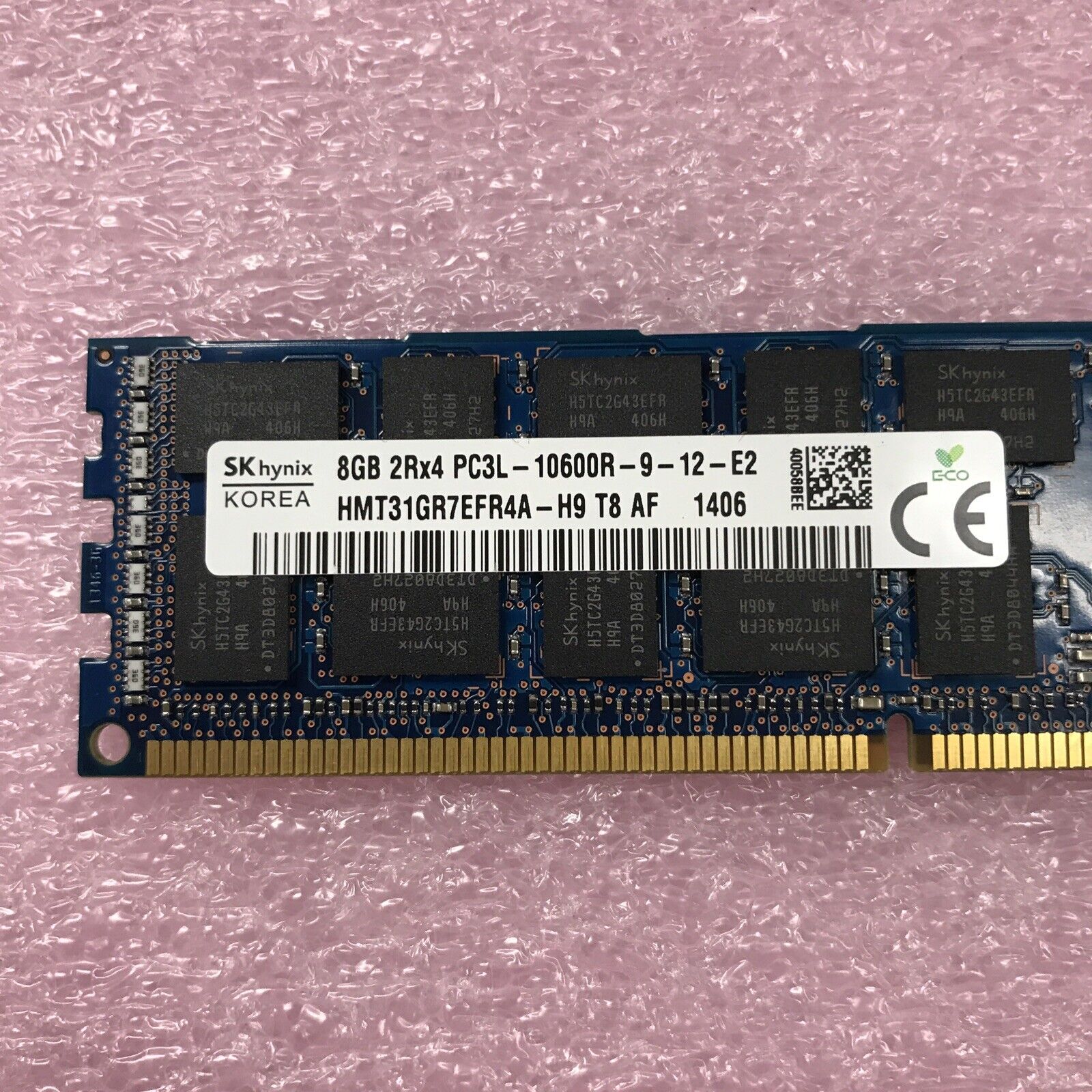 Hynix 16GB 2x8GB 2Rx4 PC3L-10600R-9-12-E2 Ram HMT31GR7EFR4A-H9