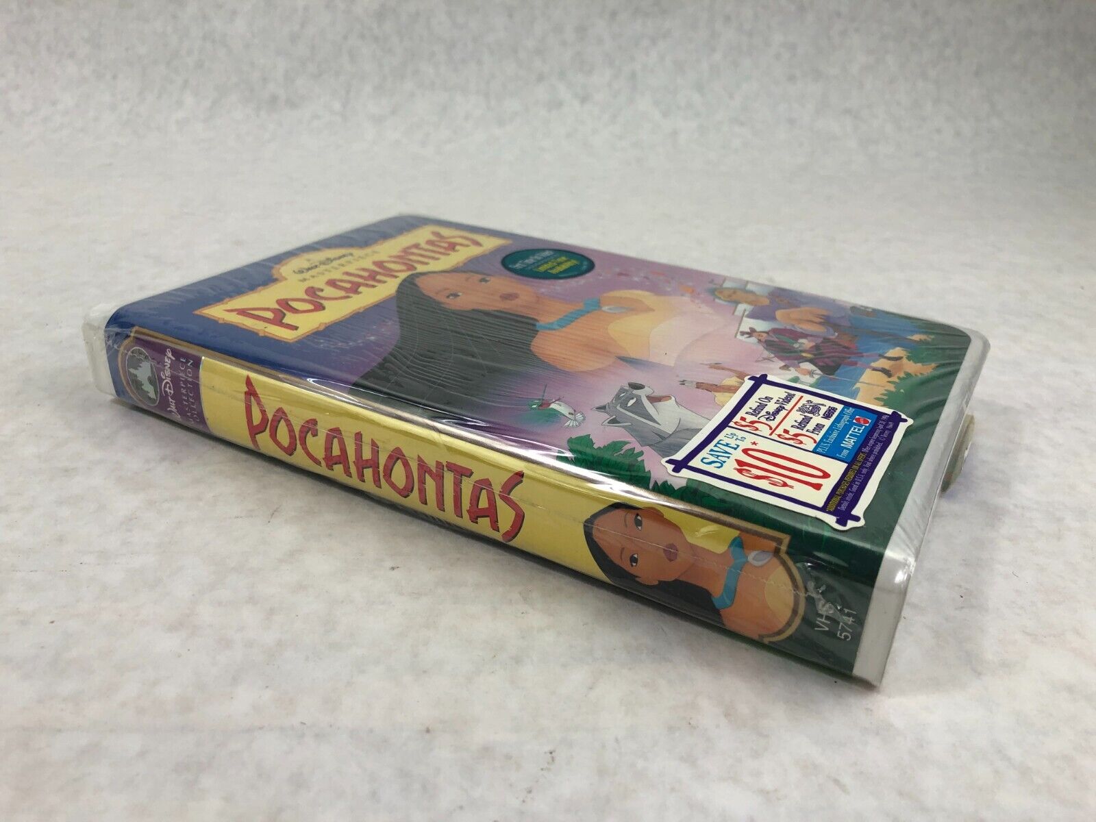 Pocahontas Walt Disney's Masterpiece VHS #5741 NEW Sealed