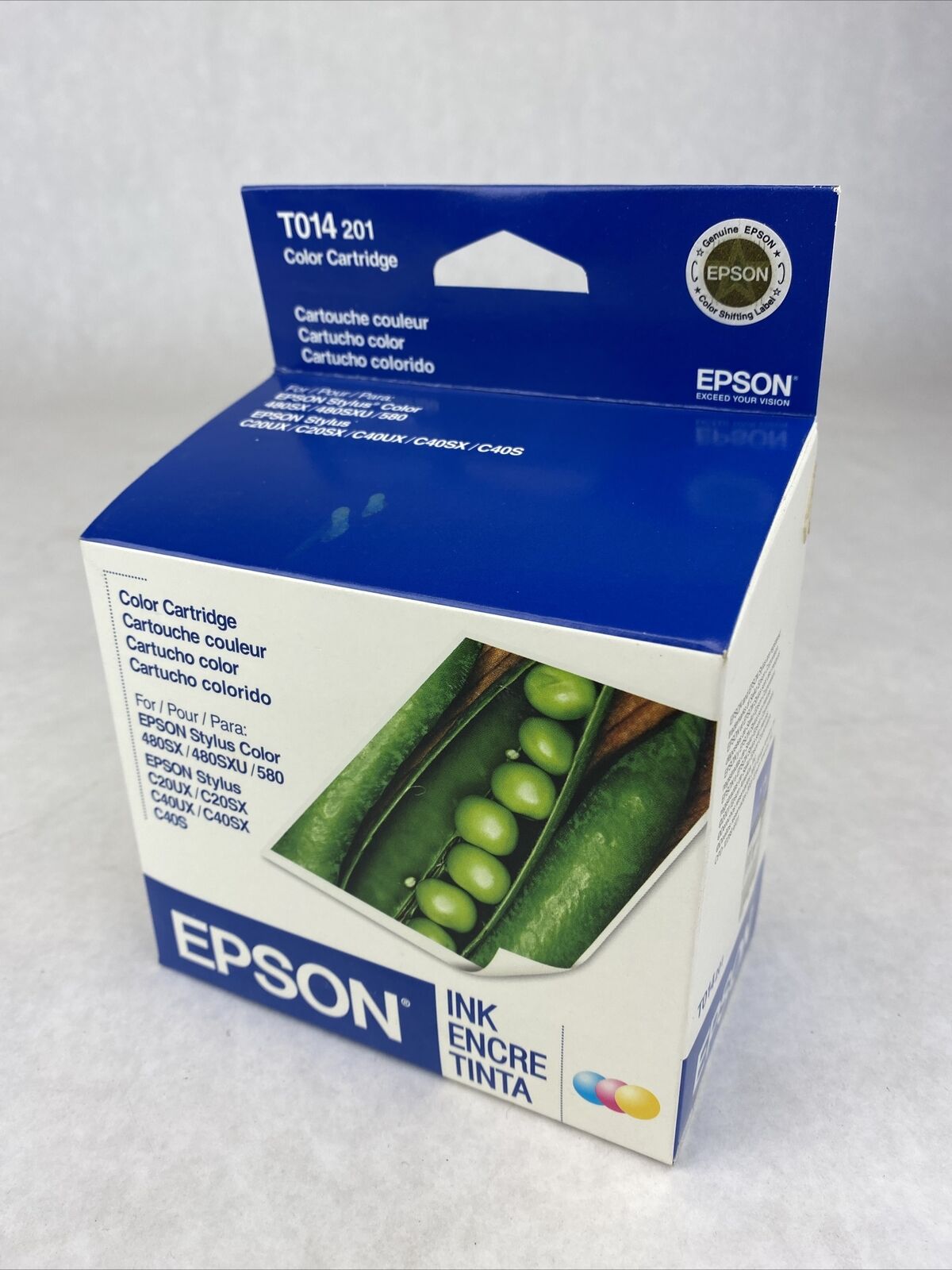 NEW Epson T014 201 color ink cartridge sealed expired 08/2008