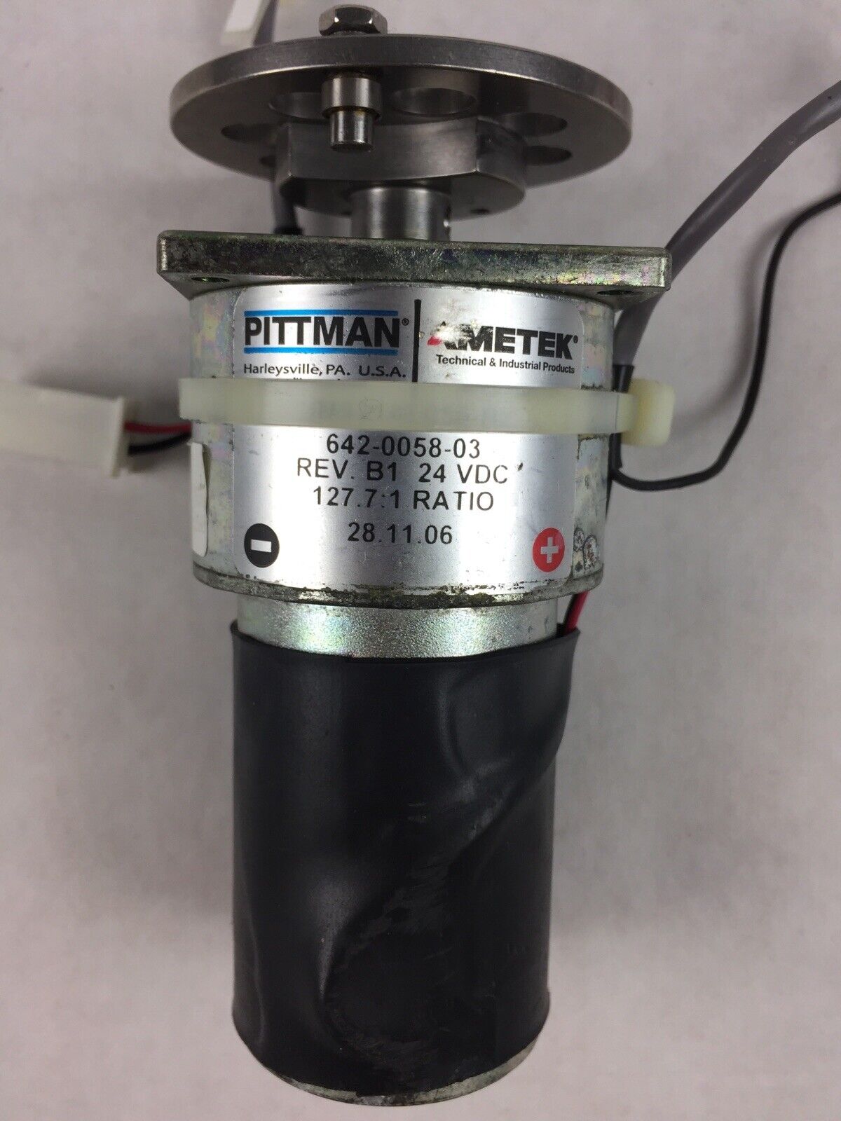 Pittman Ametek 642-0058-03 Rev B1 - 24VDC Motor 7:1 Ratio