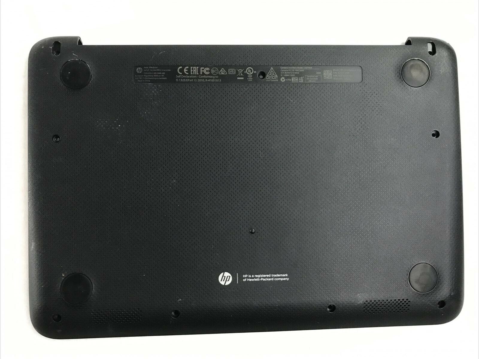 HP Chromebook 11 Black Bottom Cover TPN-Q151