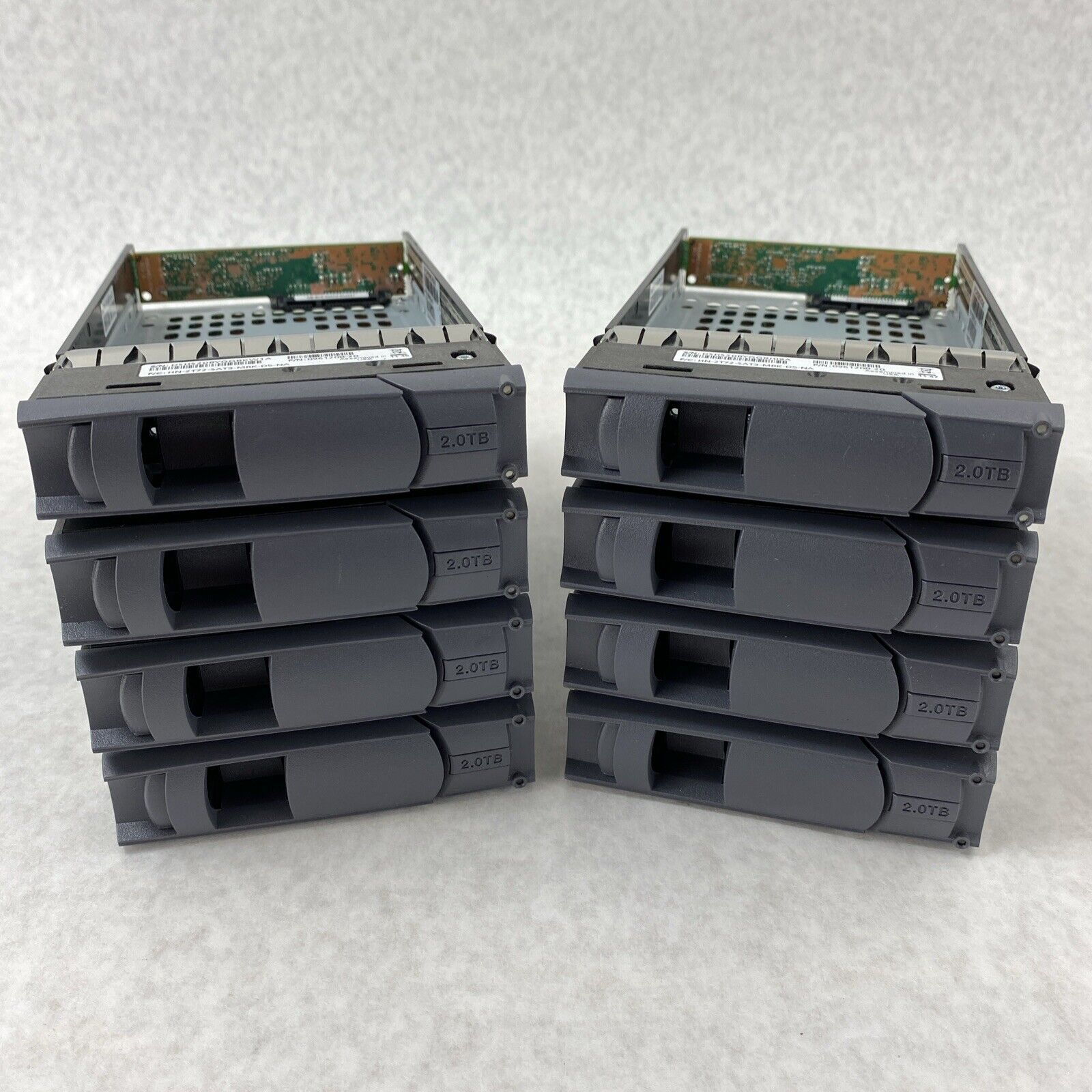 Lot of 8 NetApp 0095673-10 SAS / SATA Hard Drive Caddy Tray 0961208-20