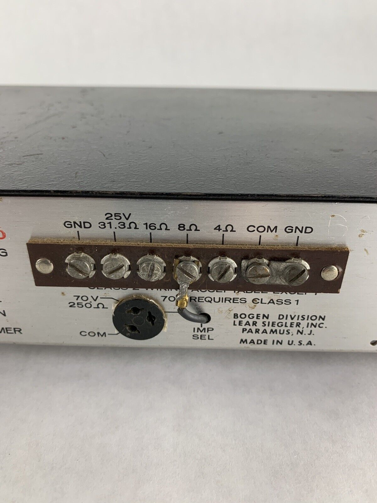 Vintage Bogen Challenger C-20A Solid State 20W Power Tested