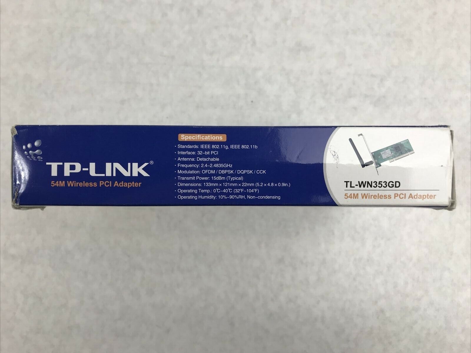 TP-Link 54M Wireless PCI Adapter TL-WN3533GD